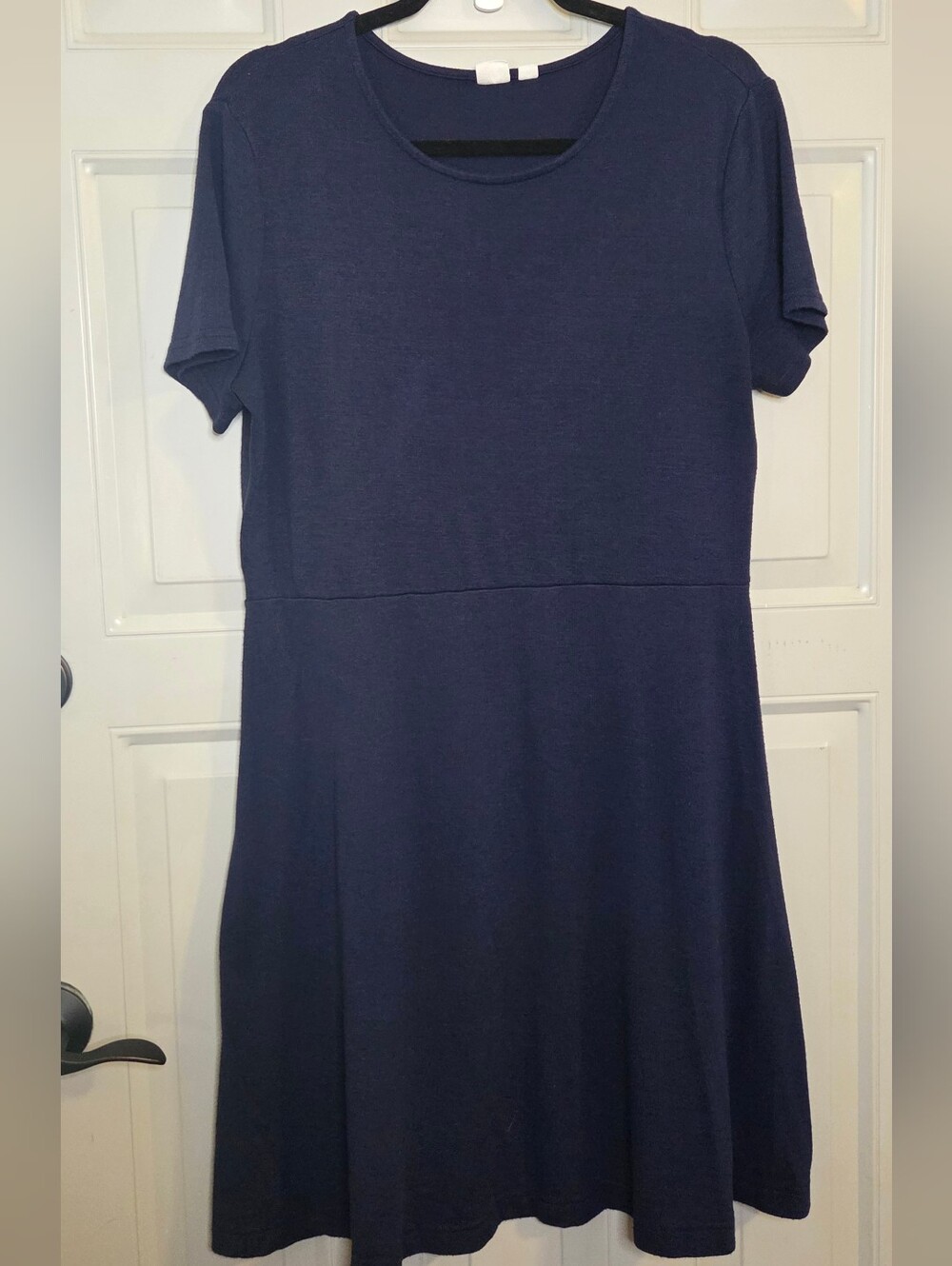 GAP - Navy Short-Sleeve Mini Dress